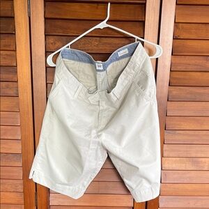 GAP Women's Cream Flat Front Shorts
